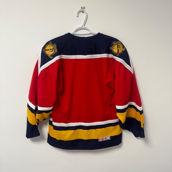 Florida Panthers Vintage 1990s Athletic Hockey CCM NHL Jersey - Picture 2 of 2
